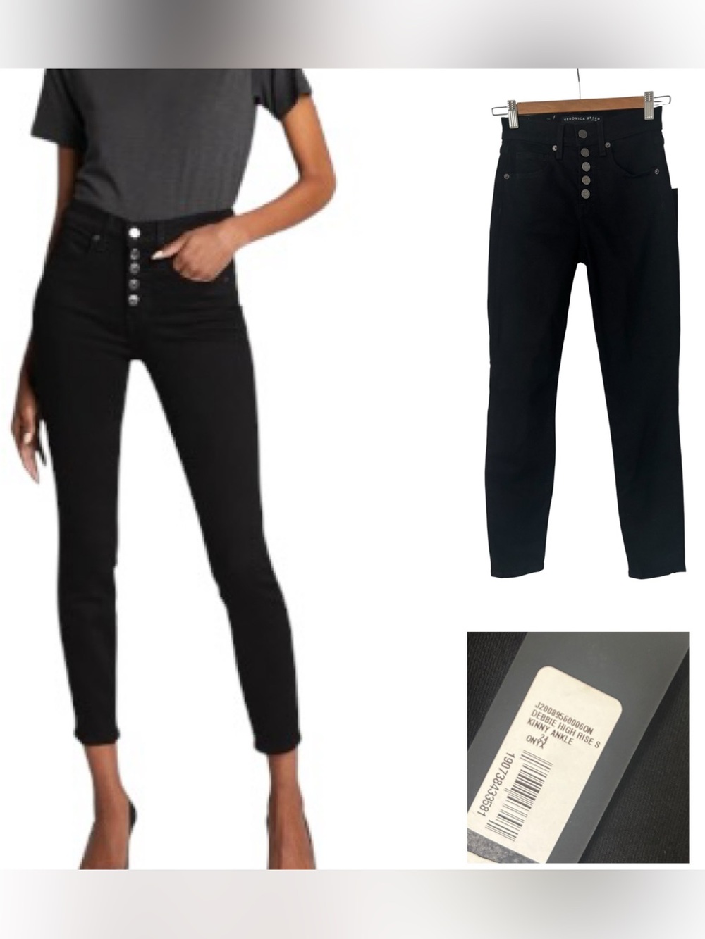 Veronica Beard Debbie High Rise Skinny Ankle Jeans